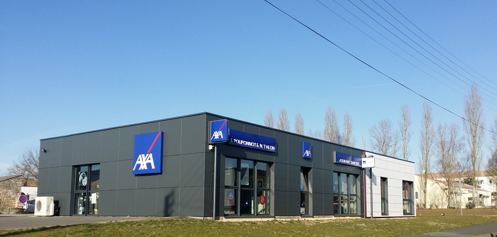 Local professionnel AXA achevé